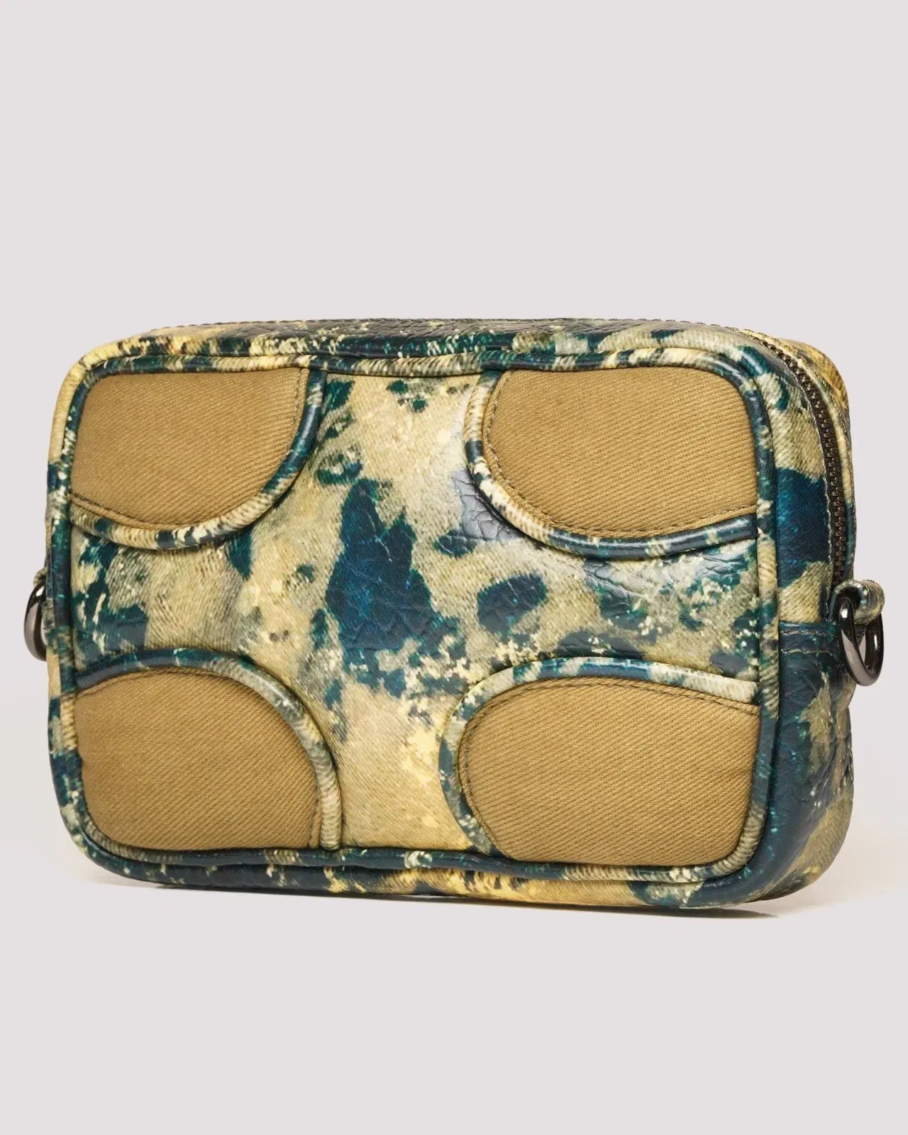 Muddled Unisex Sling Bag - Oxidized Olive