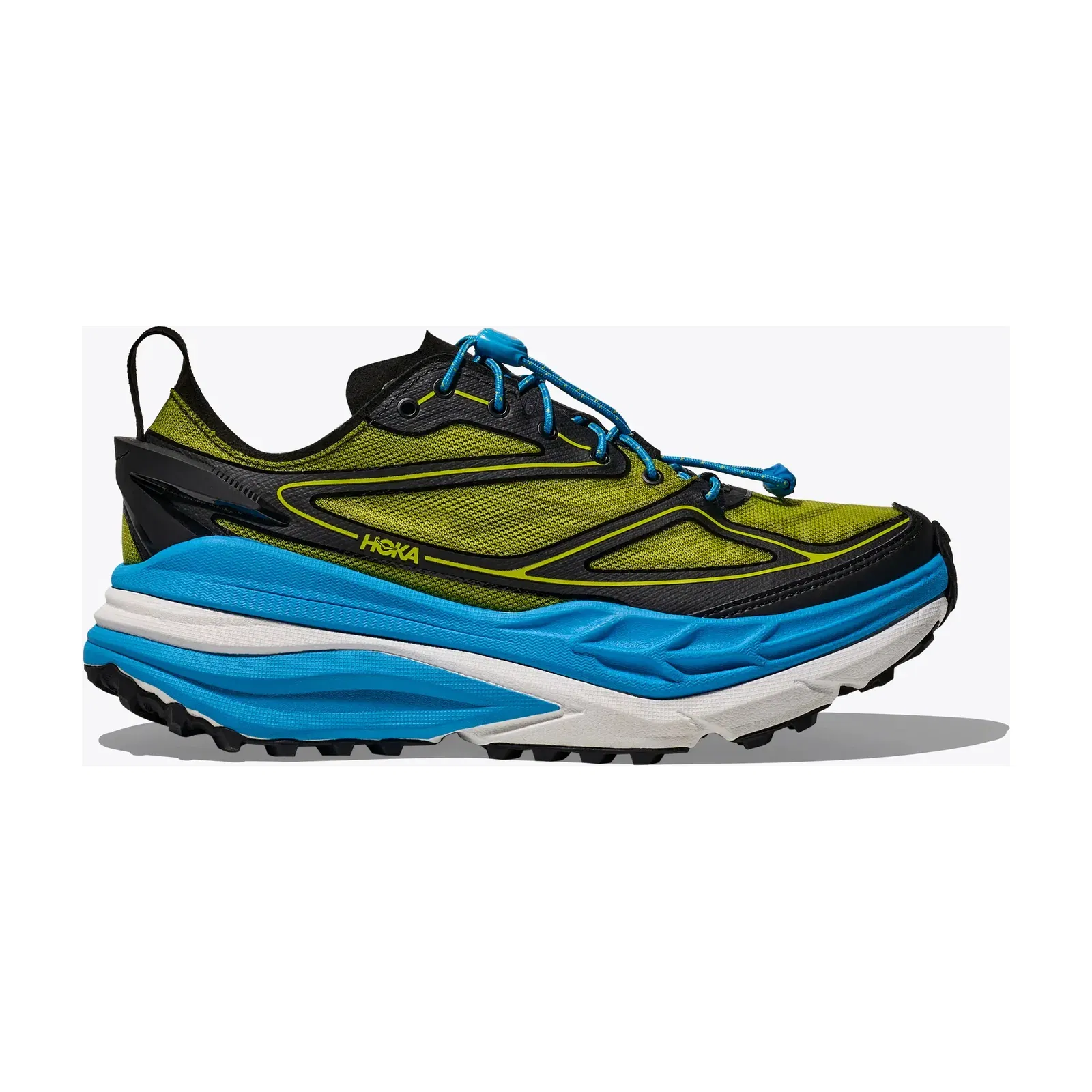 Hoka Stinson One7 Black Skyward Blue