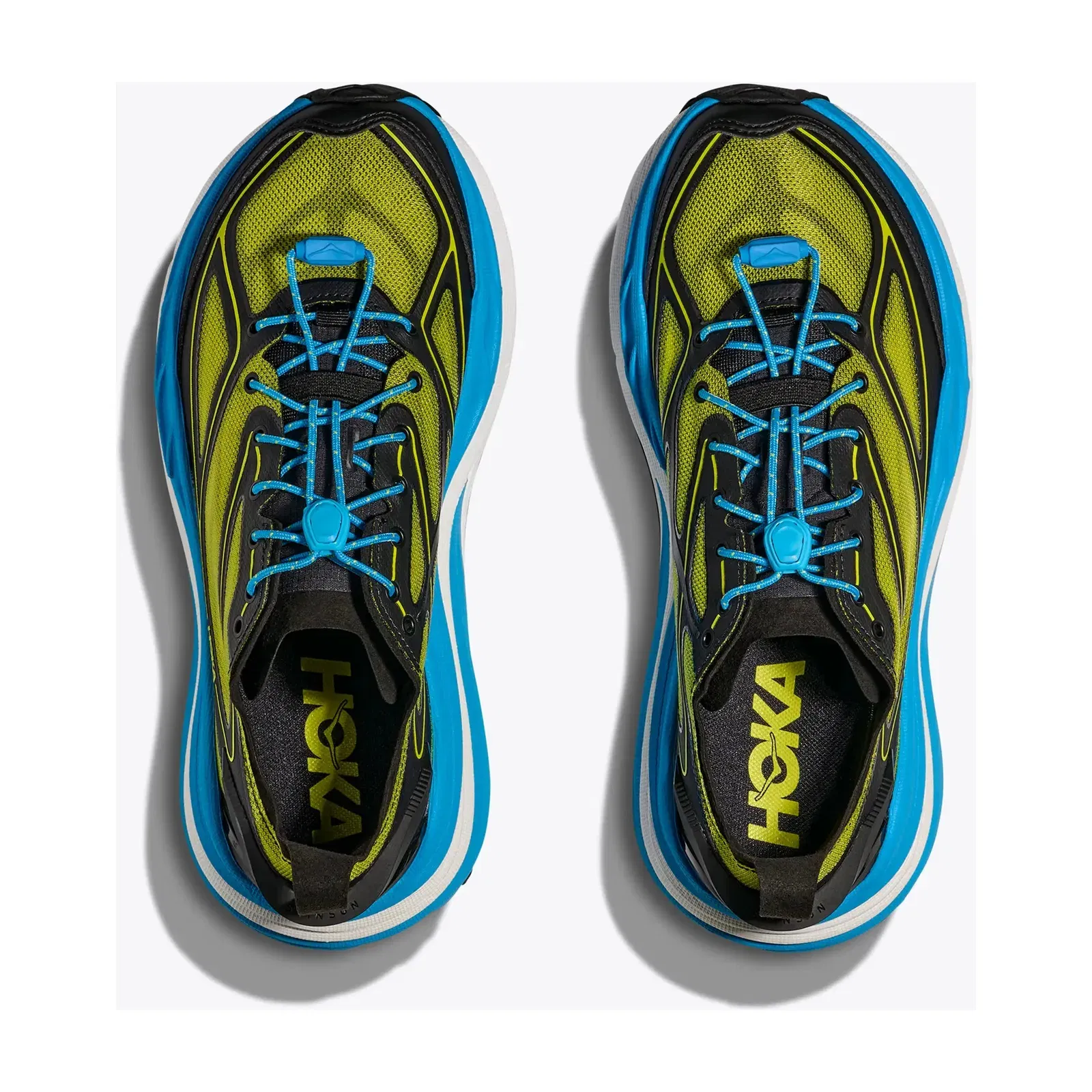 Hoka Stinson One7 Black Skyward Blue