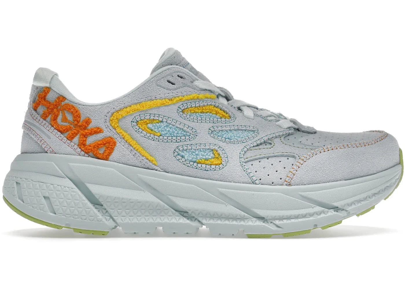 Hoka One One Clifton L Embroidery Blue Glass All Gender