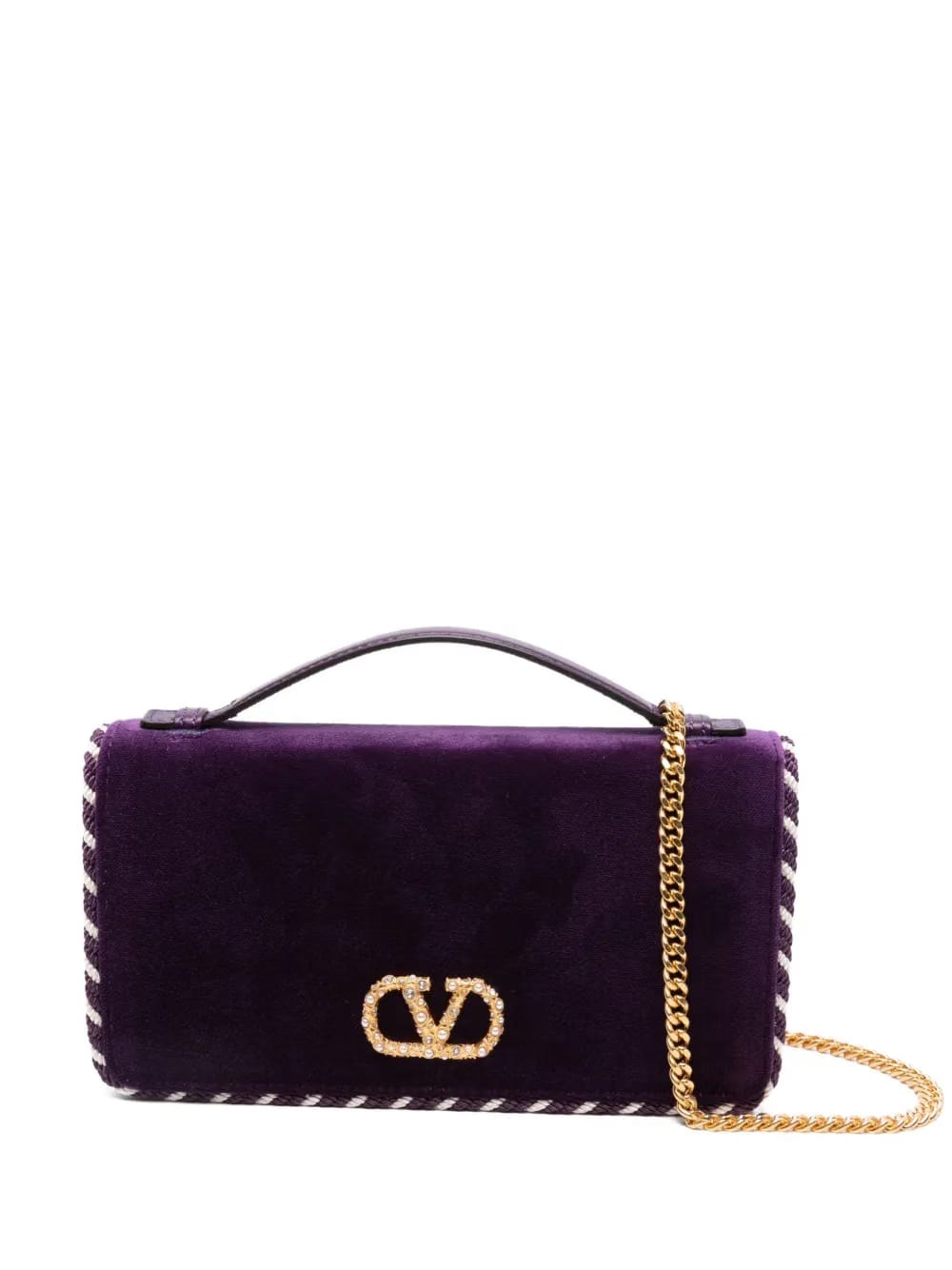 small VlLogo Signature clutch bag