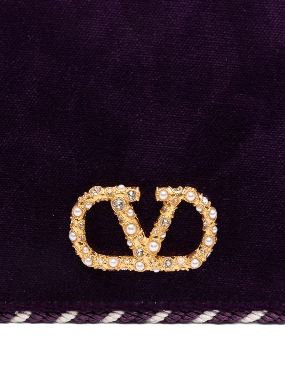 small VlLogo Signature clutch bag