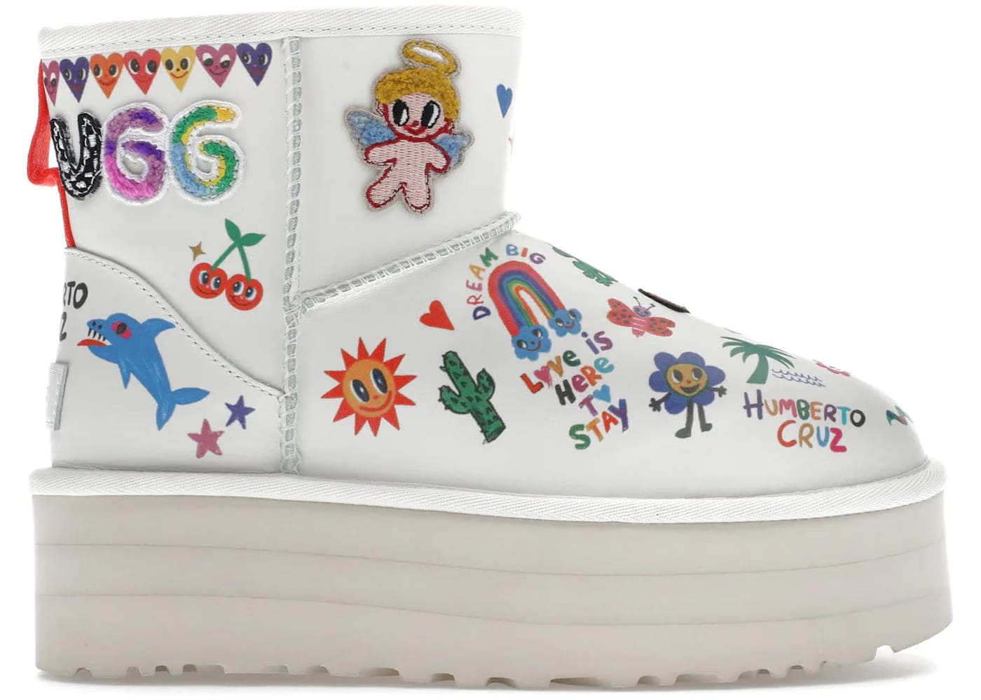 Ugg Classic Mini Platform Boot Pop Sketch Womens