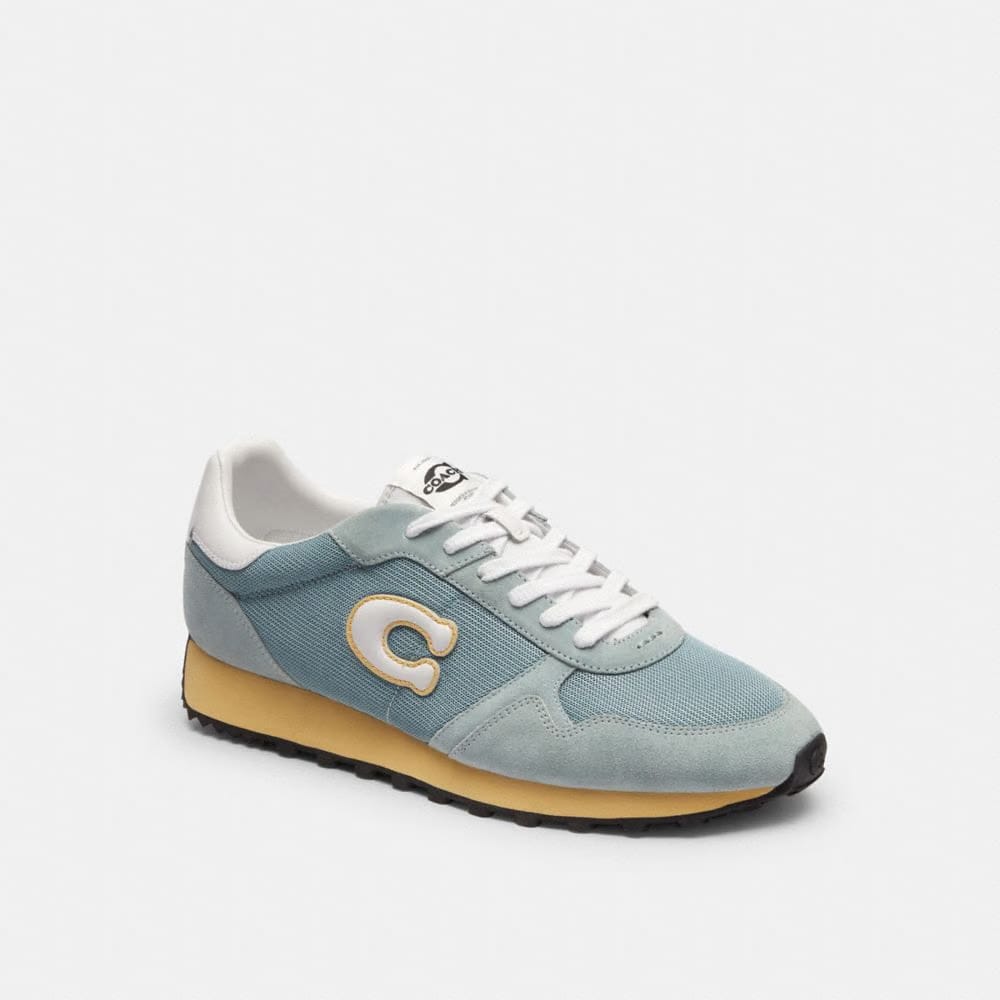 Men's Coach Retro Runner Sea Mist Optic White