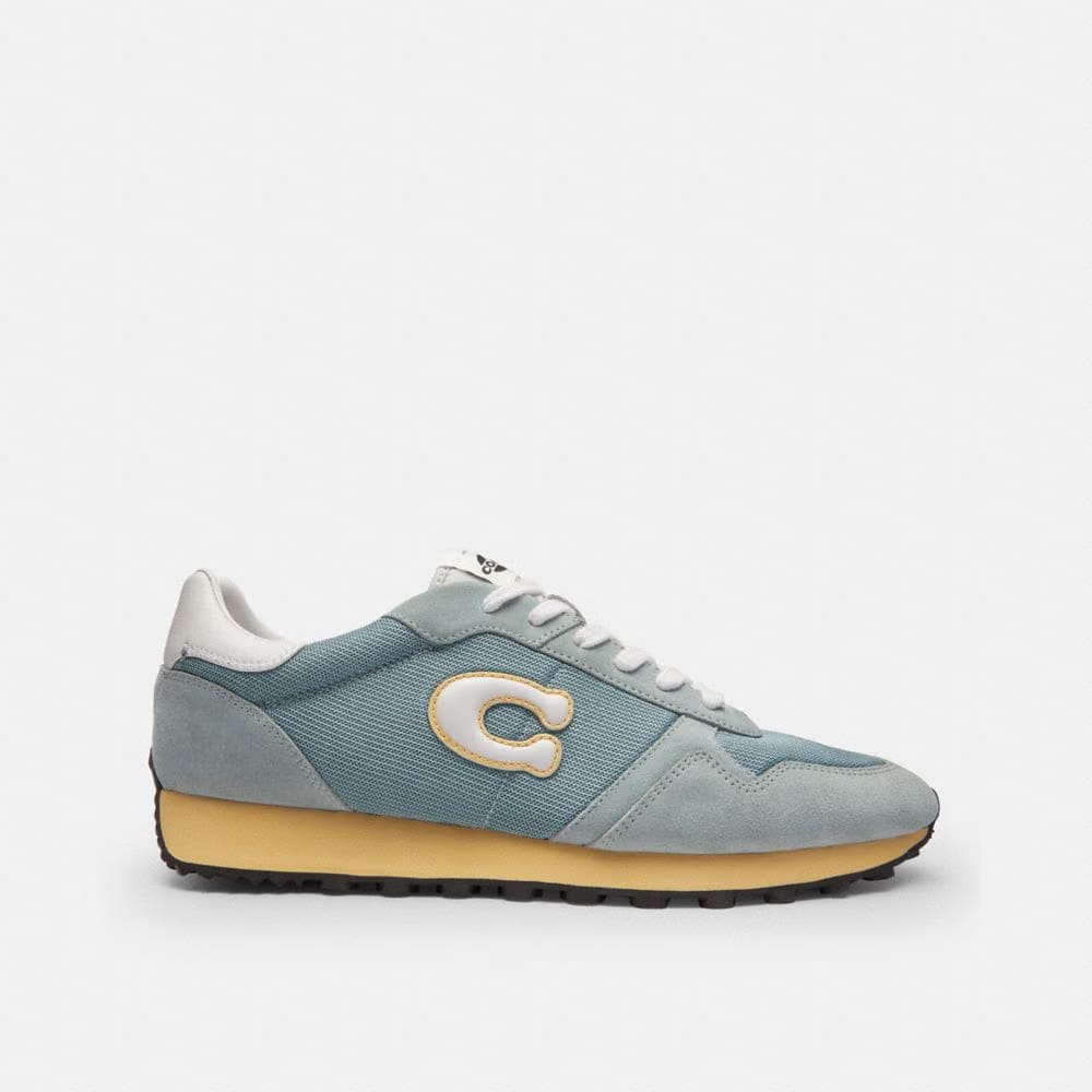 Men's Coach Retro Runner Sea Mist Optic White