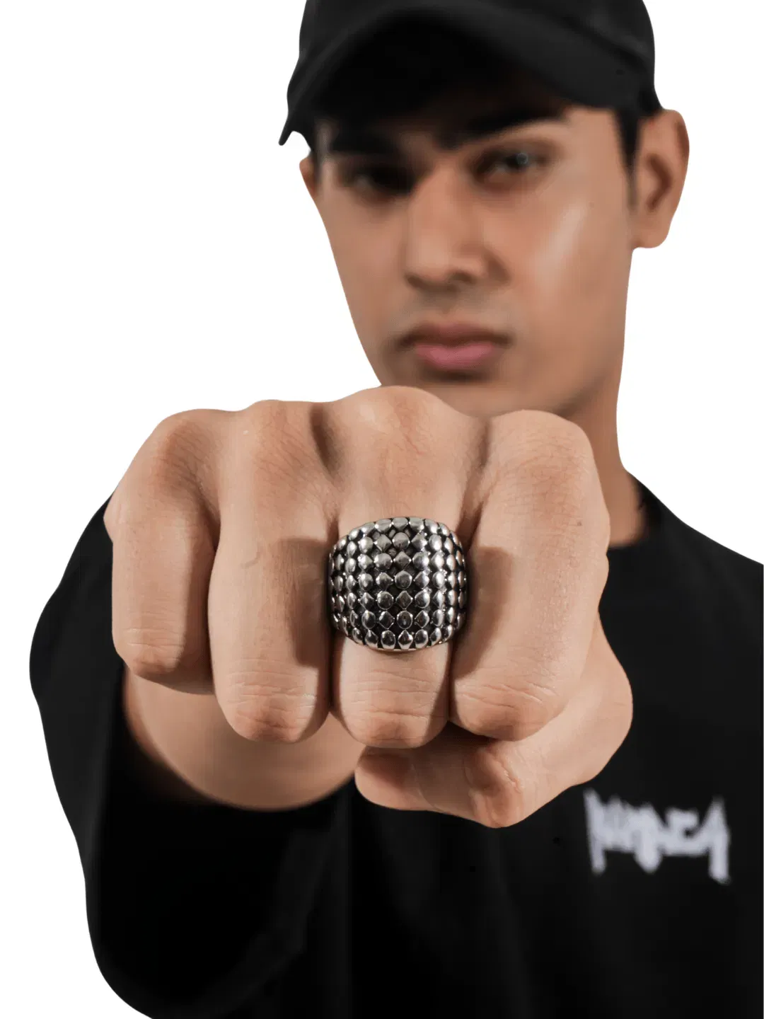 Manaca Reptilian Shield Ring