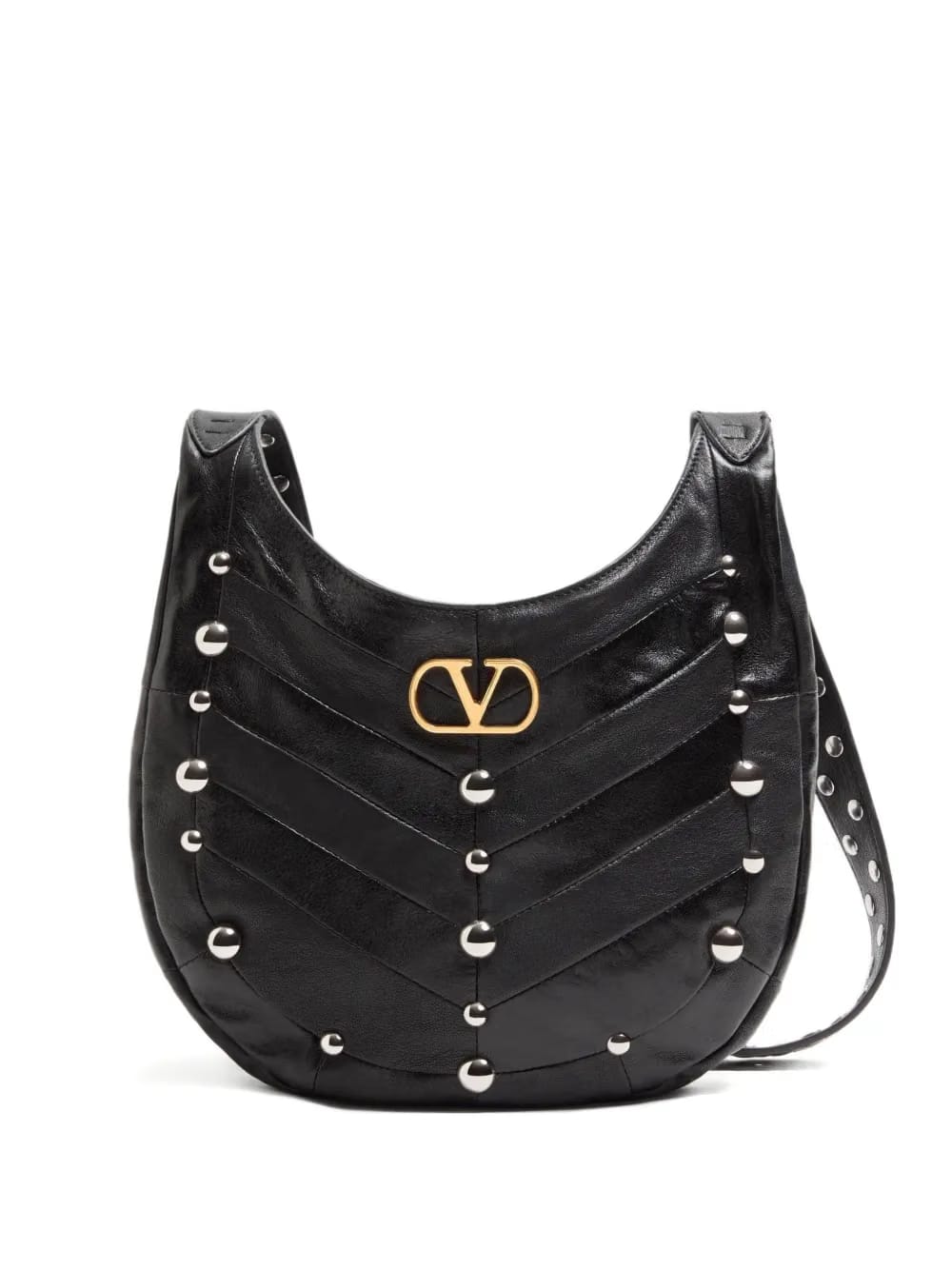 small Hoboho chevron-quilted studded shoulder bag