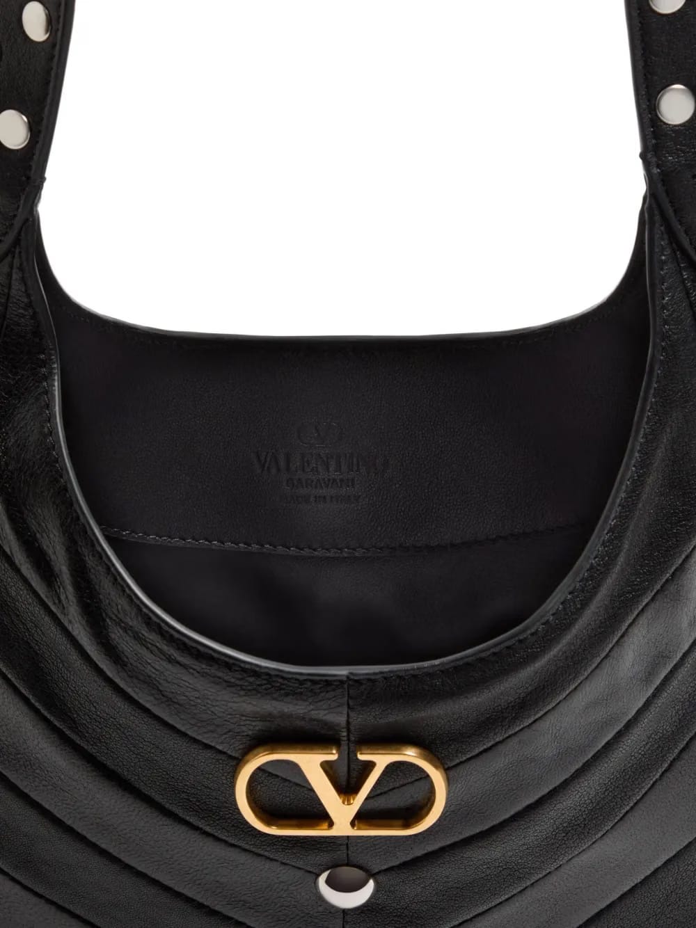 small Hoboho chevron-quilted studded shoulder bag