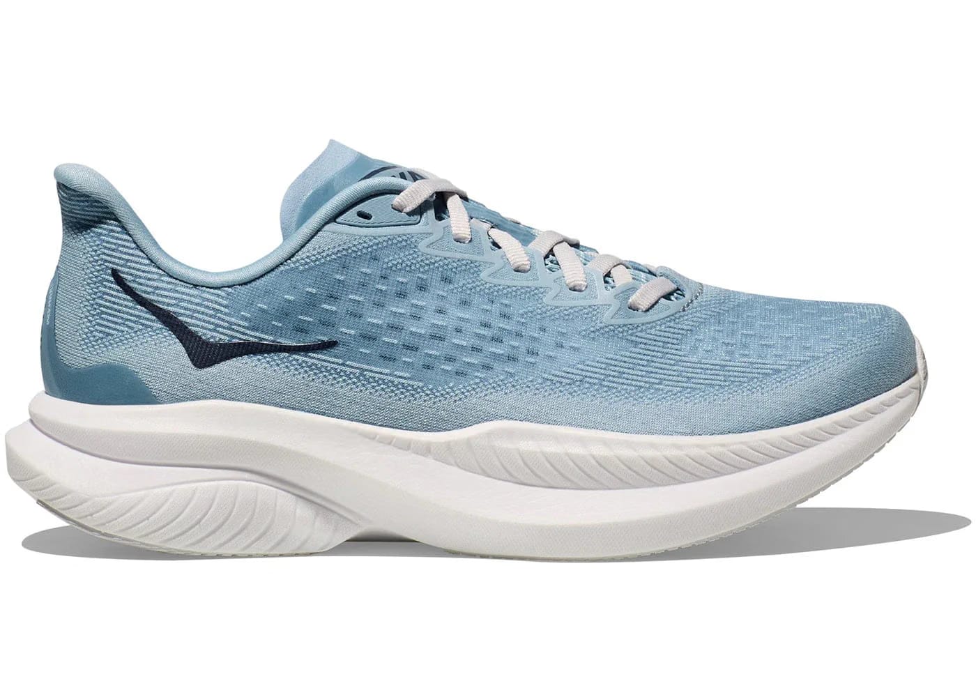 Hoka One One Mach 6 Drizzle White Womens