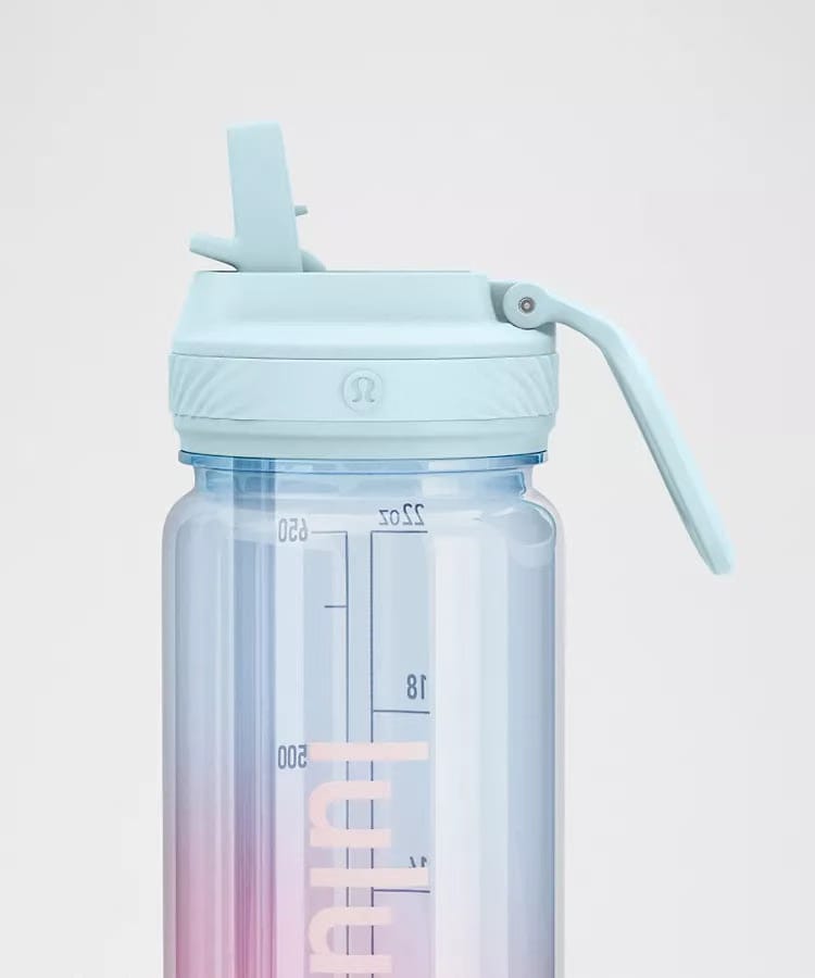 Back to Life Clear Bottle 24oz Straw Lid