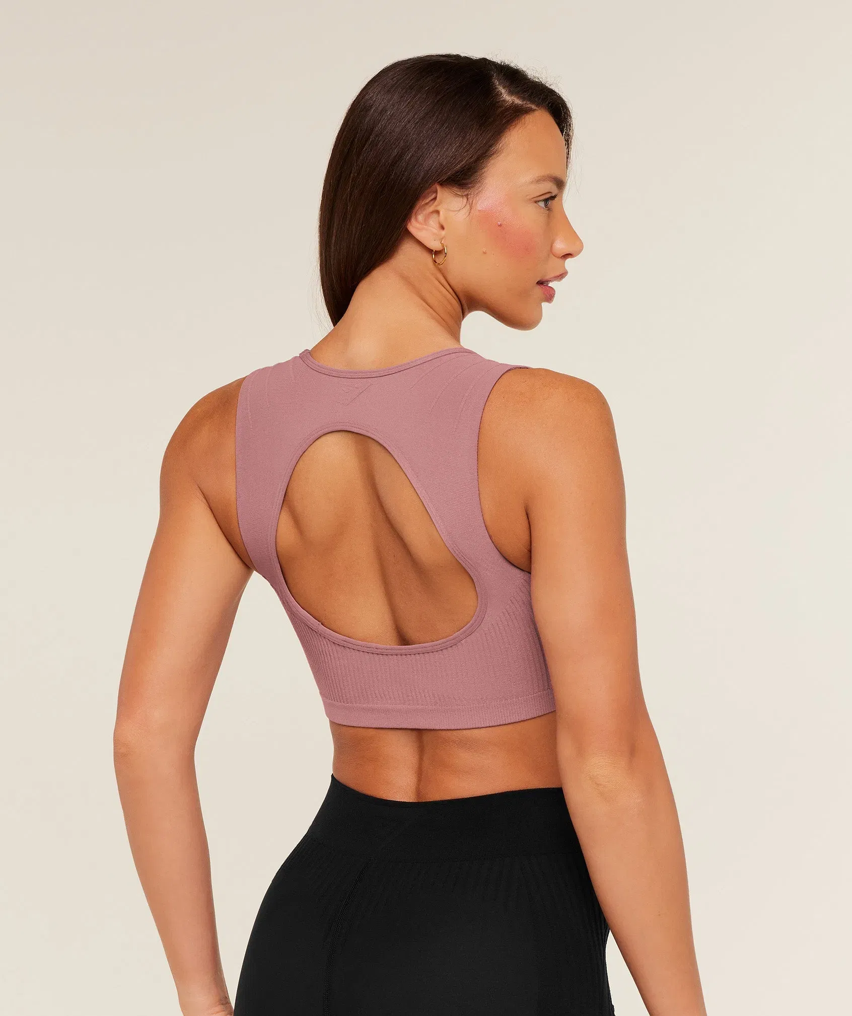 Gymshark Luxe Light Support Sports Bra - Calm Pink