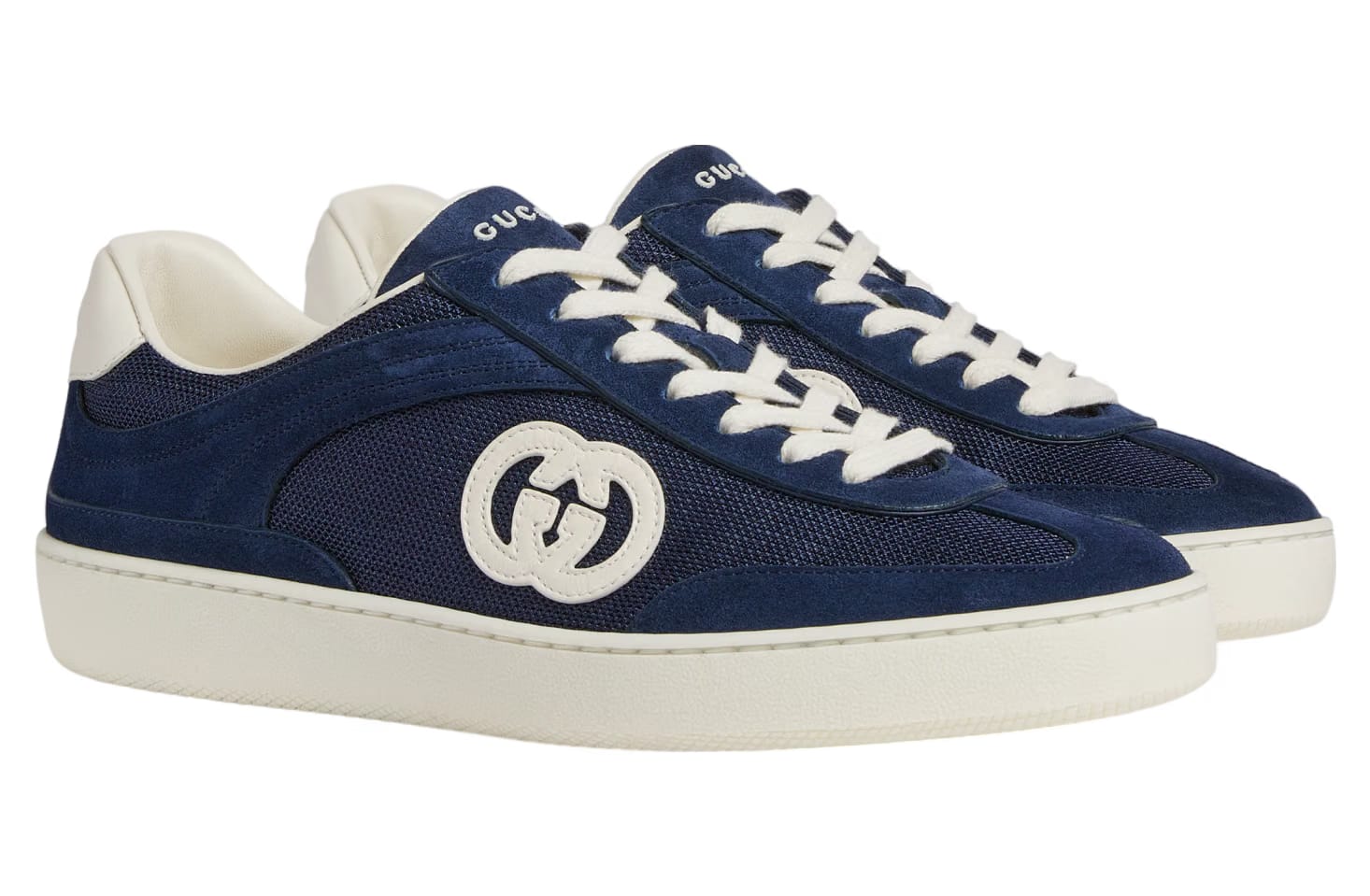 Gucci Interlocking G Sneaker Blue Suede