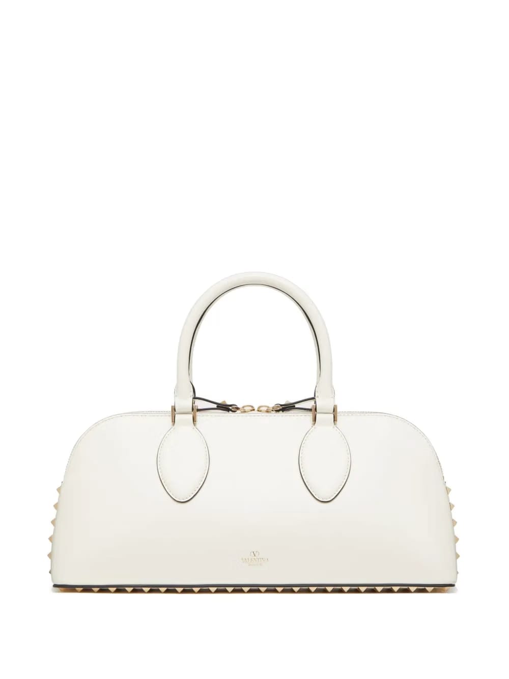 Rockstud-embellished leather tote bag