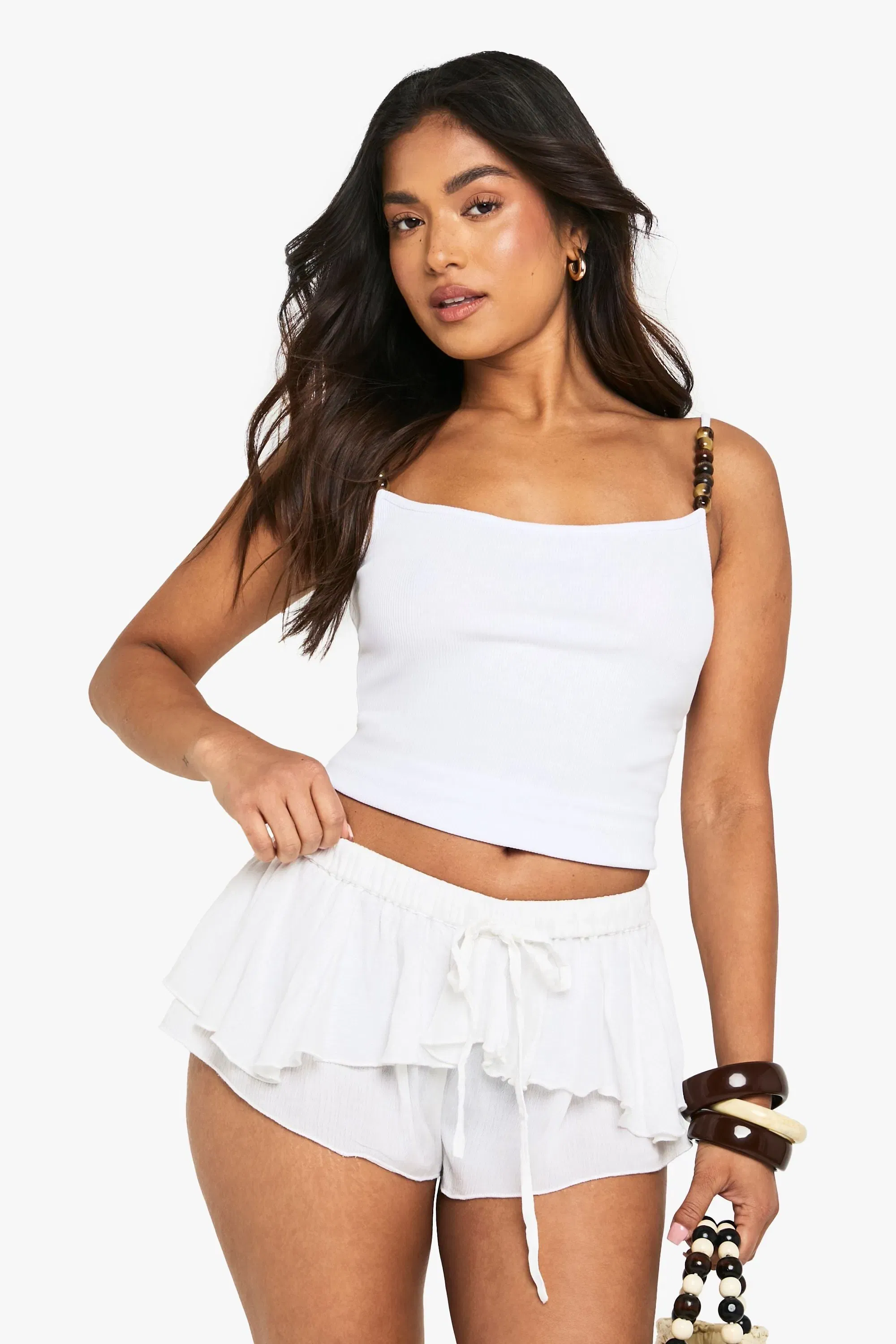 Petite Layered Flippy Short