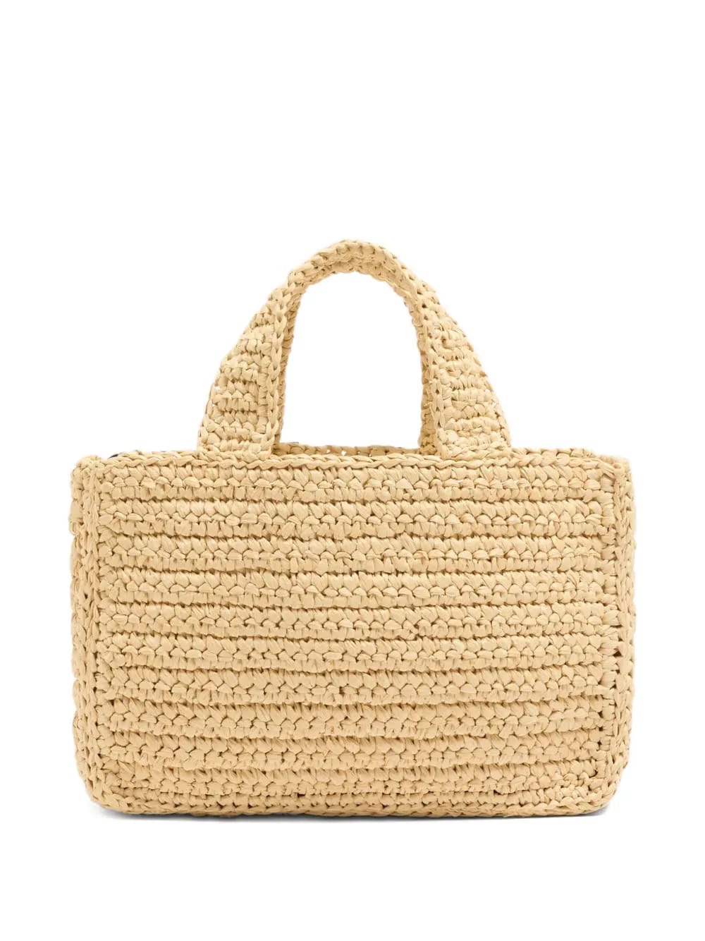 small Viva Superstar raffia tote bag