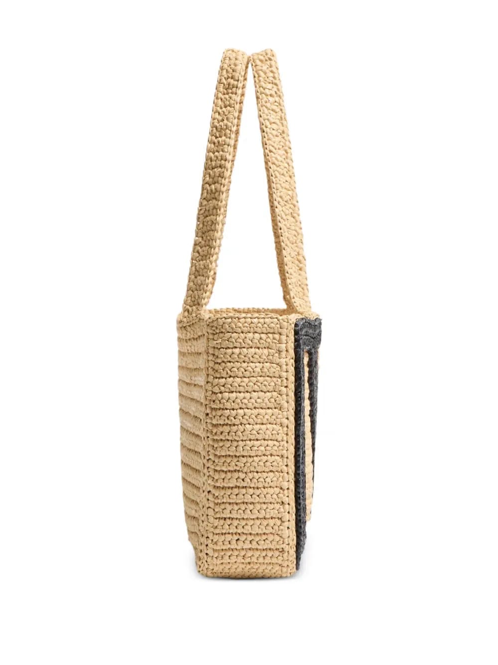 medium Viva Superstar raffia tote bag