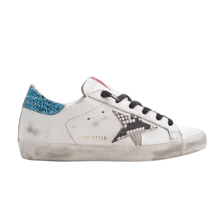 Golden Goose Wmns Superstar 'White Blue Fluo'