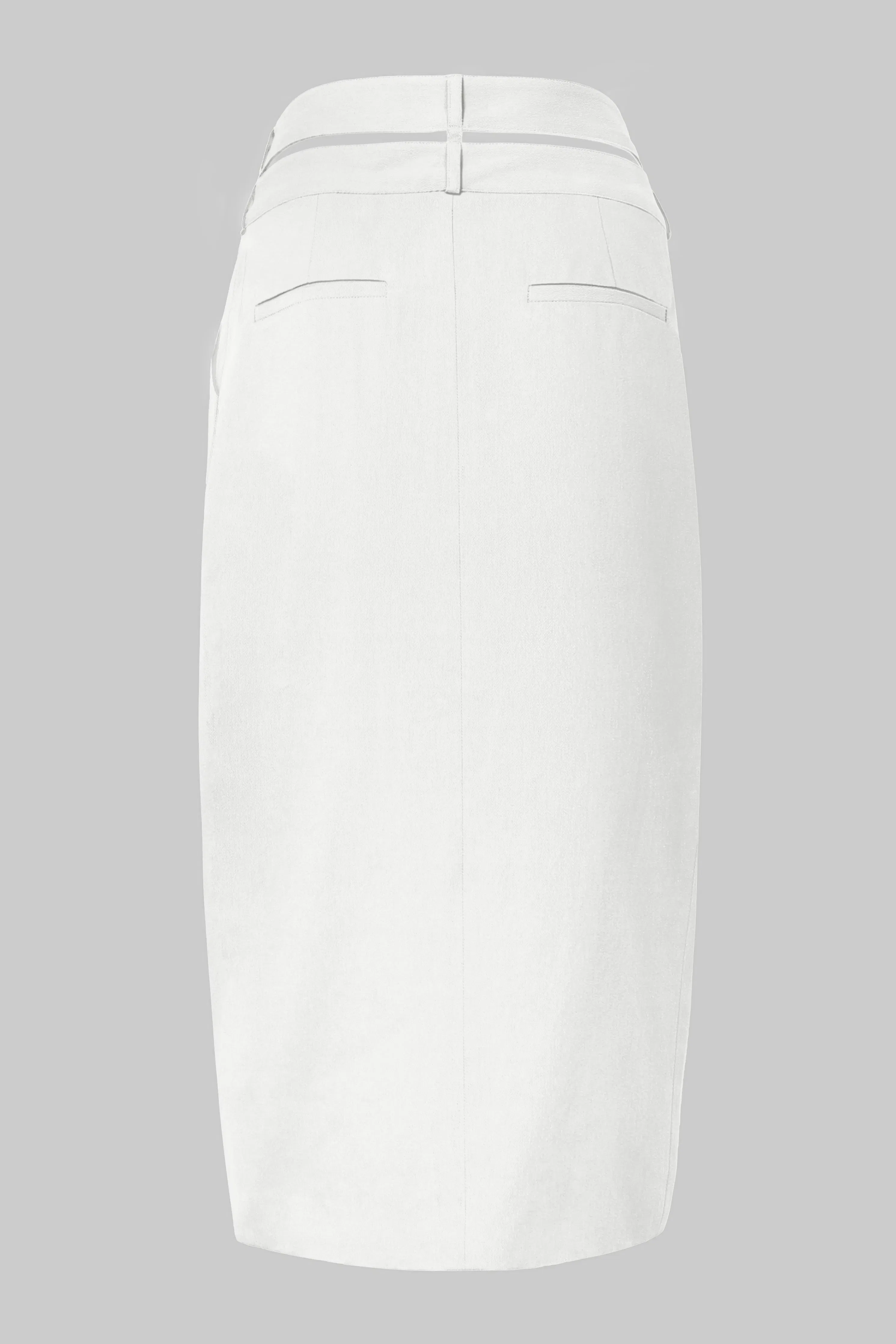 DOUBLE WAIST WRAP SKIRT W/ JUMBO STOPPER