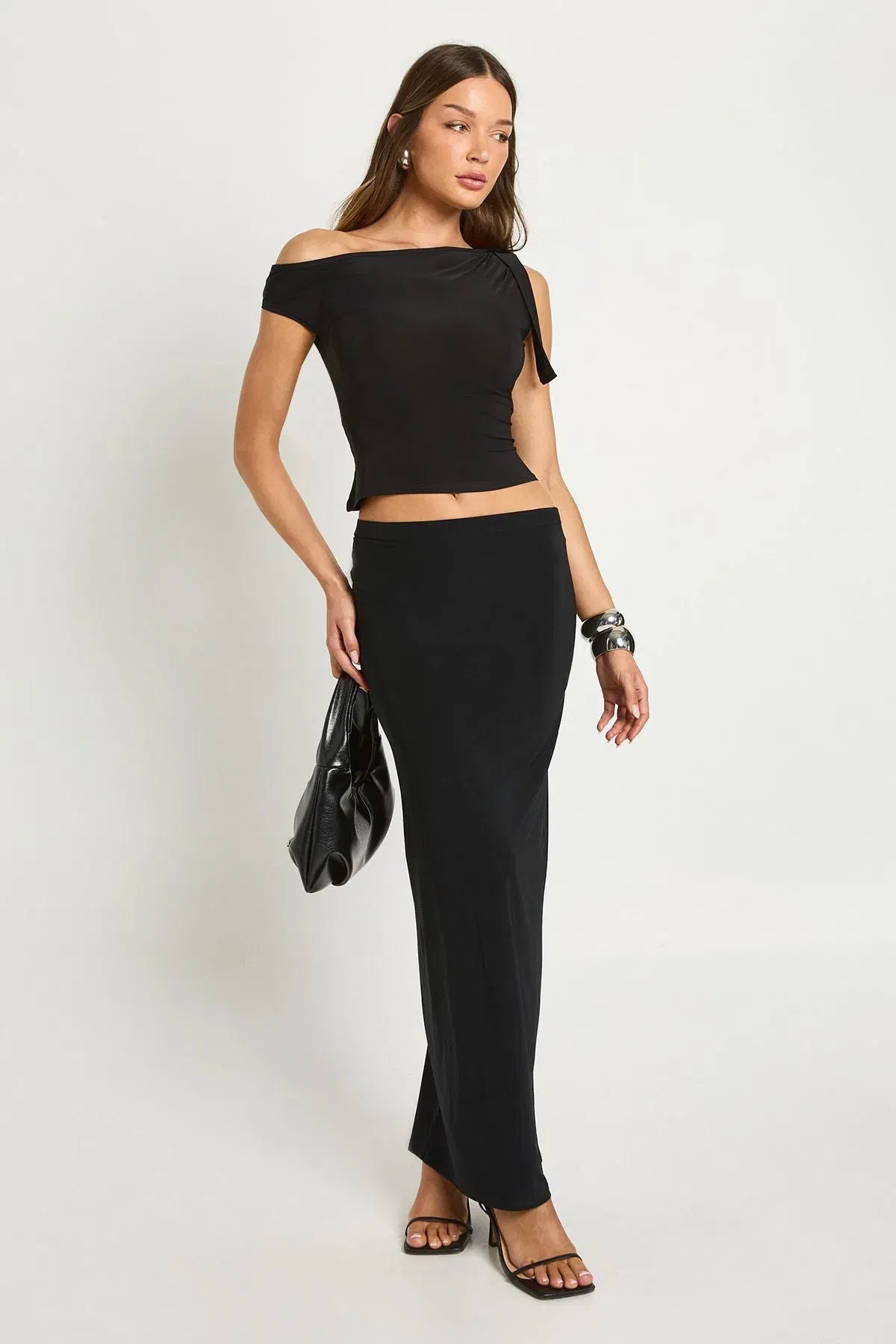 Soft Touch Sleeveless Asymmetric Hem Top