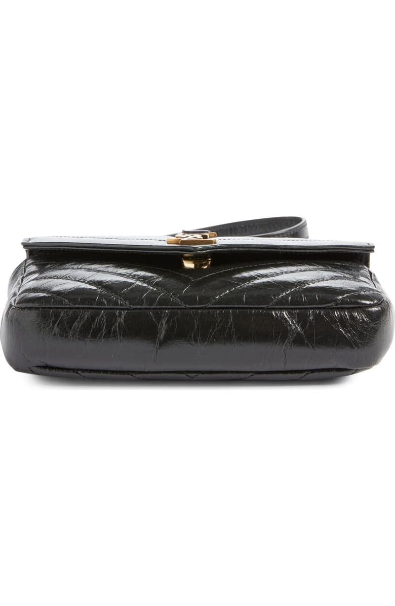Mini College Matelassé Leather Crossbody Bag