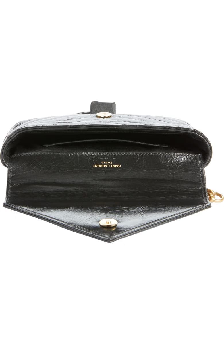 Mini College Matelassé Leather Crossbody Bag