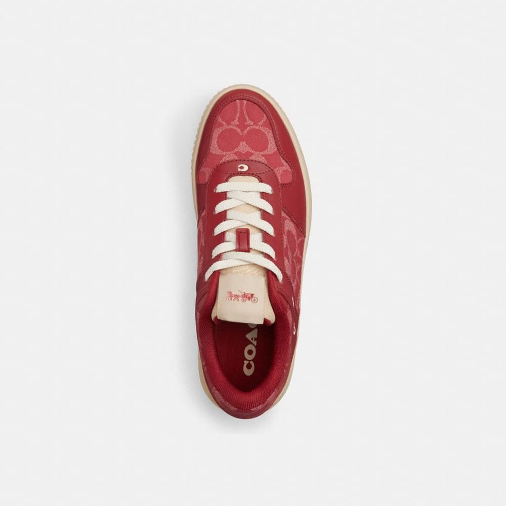 Platform Sneaker In Signature Denim