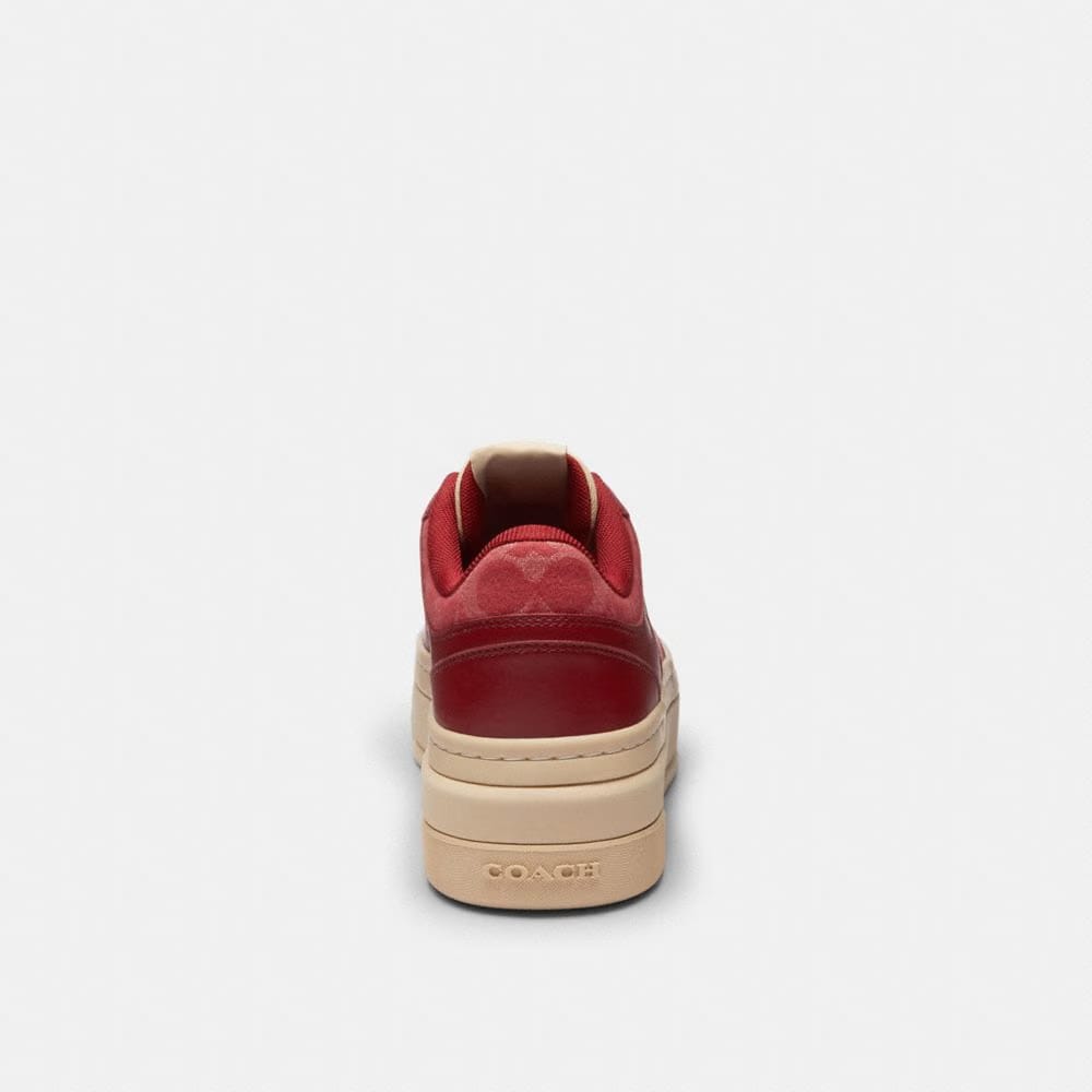 Platform Sneaker In Signature Denim
