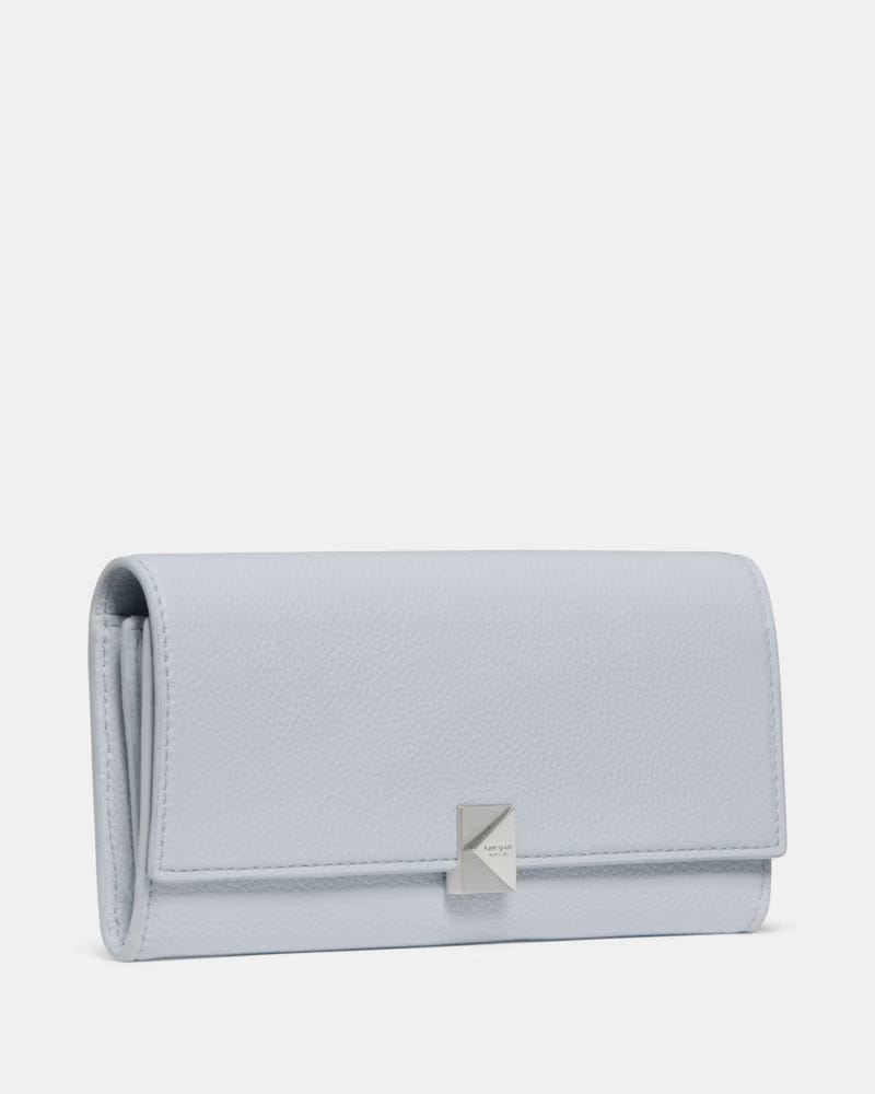 Deco Snake Embossed Large Flap Wallet