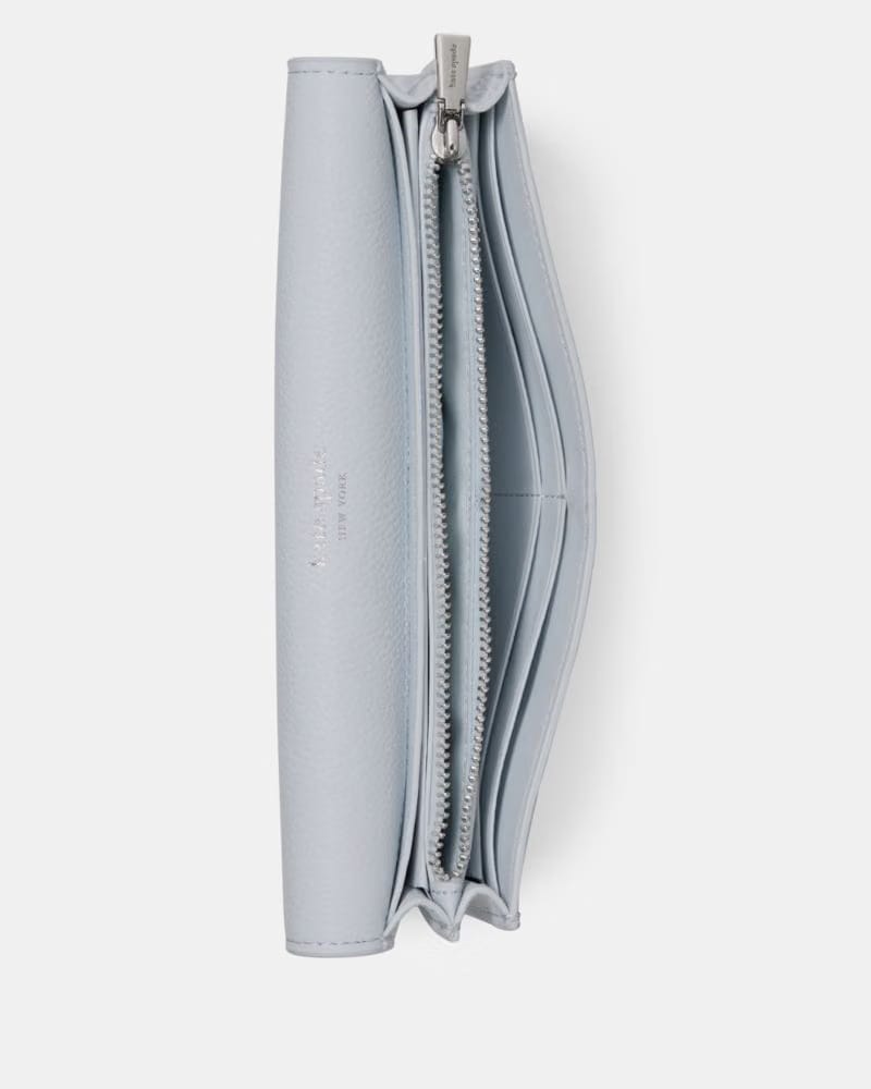 Deco Snake Embossed Large Flap Wallet