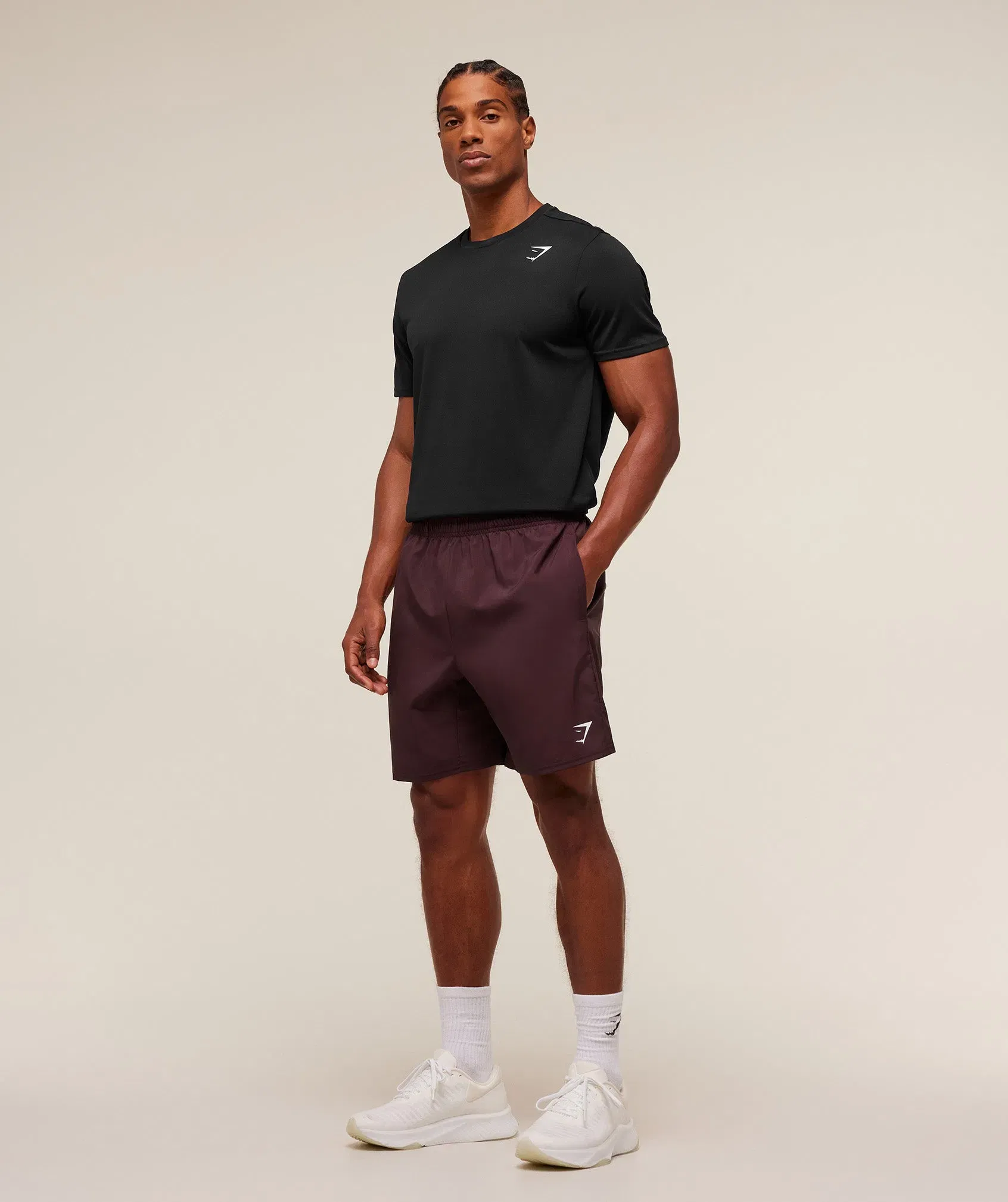Gymshark Arrival 7" Shorts - Cherry Purple