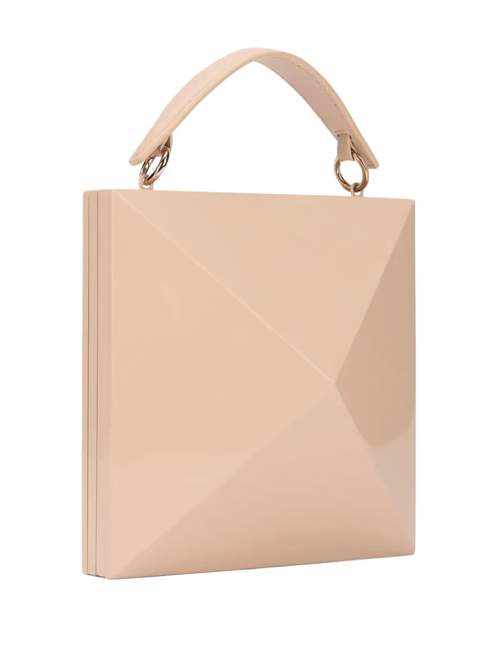 geometric clutch bag