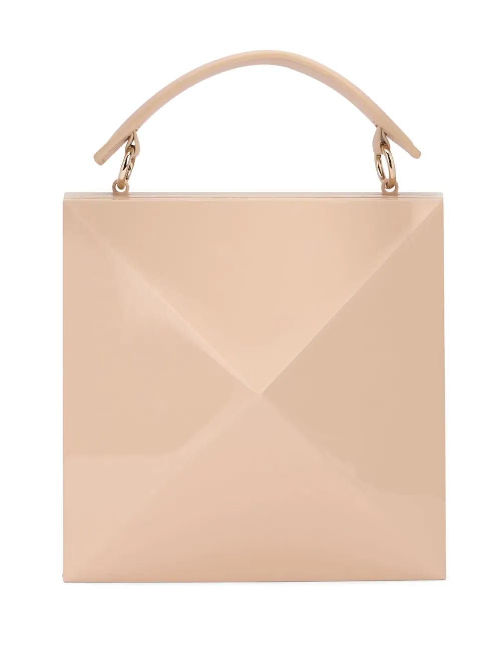geometric clutch bag
