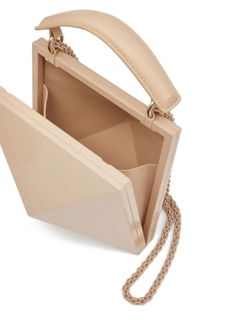 geometric clutch bag