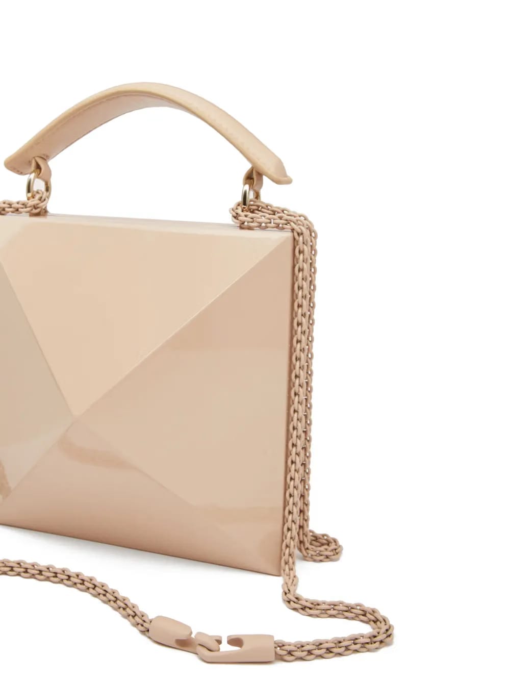 geometric clutch bag