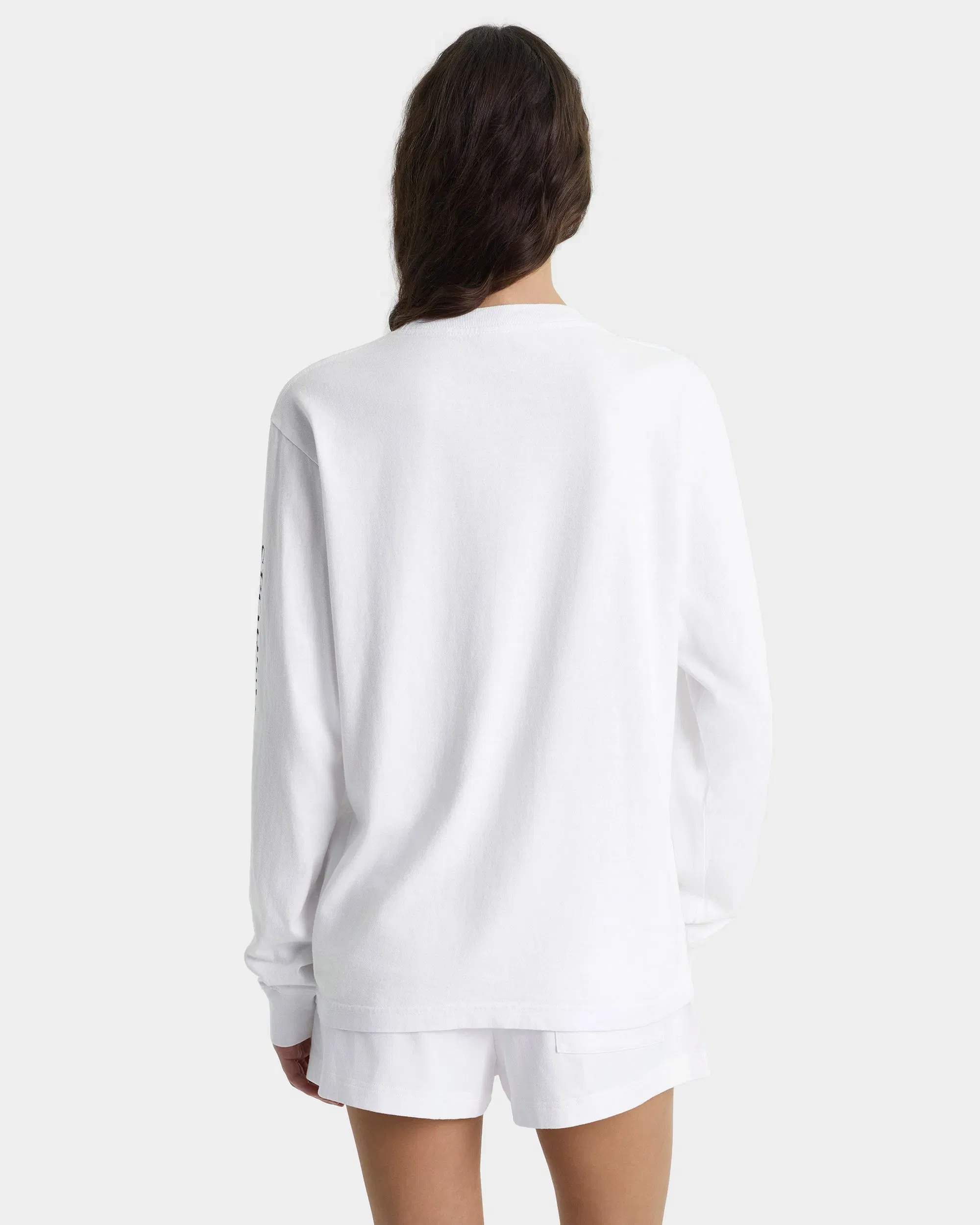 Nautical Embroidered Disco Short - White