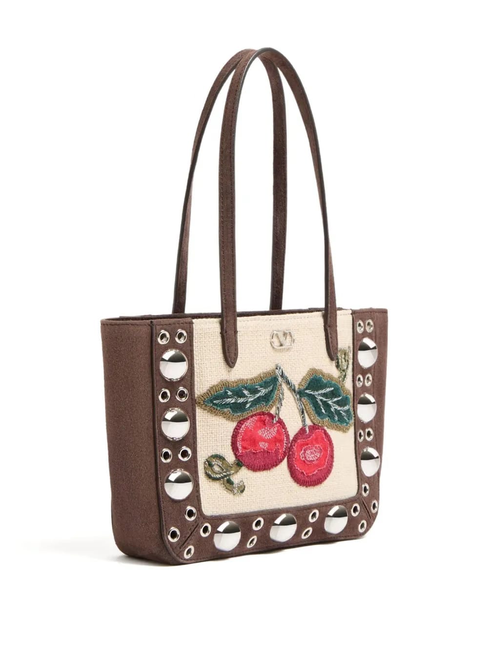 mini Nellcote embroidered tote bag