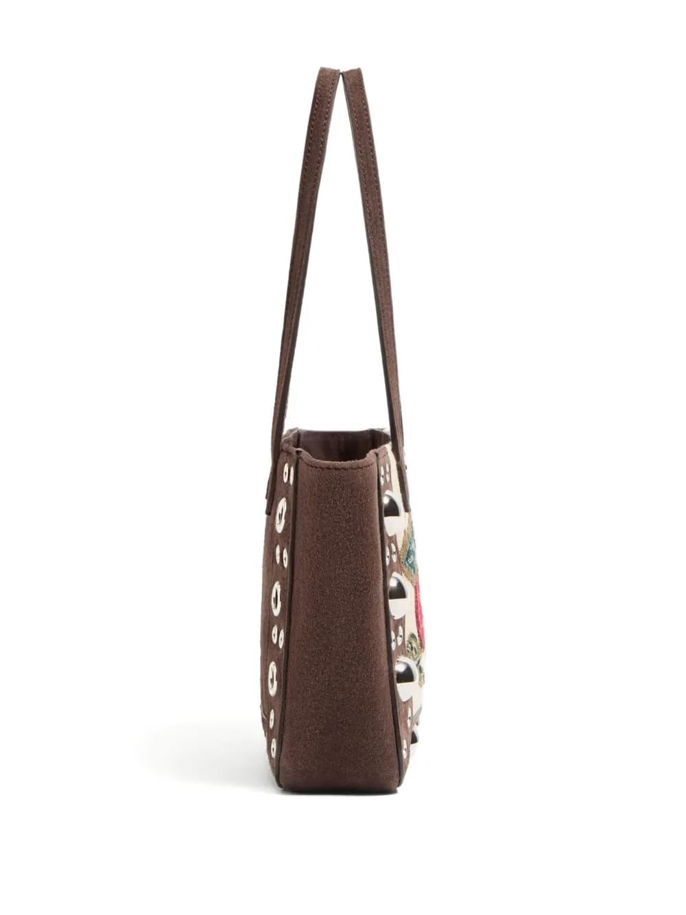 mini Nellcote embroidered tote bag