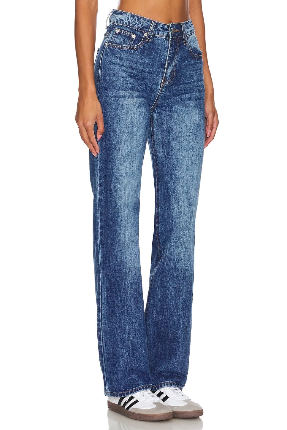 superdown Camille Jean in Blue Wash