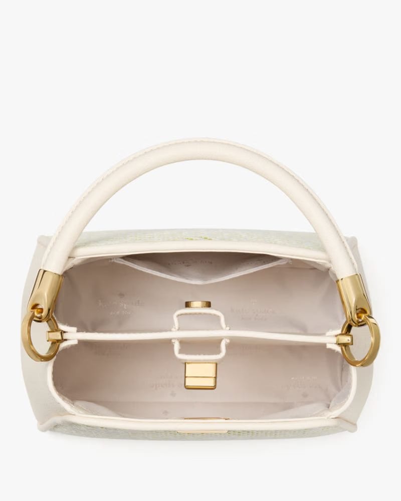 Phoebe Straw Small Top Handle Bag