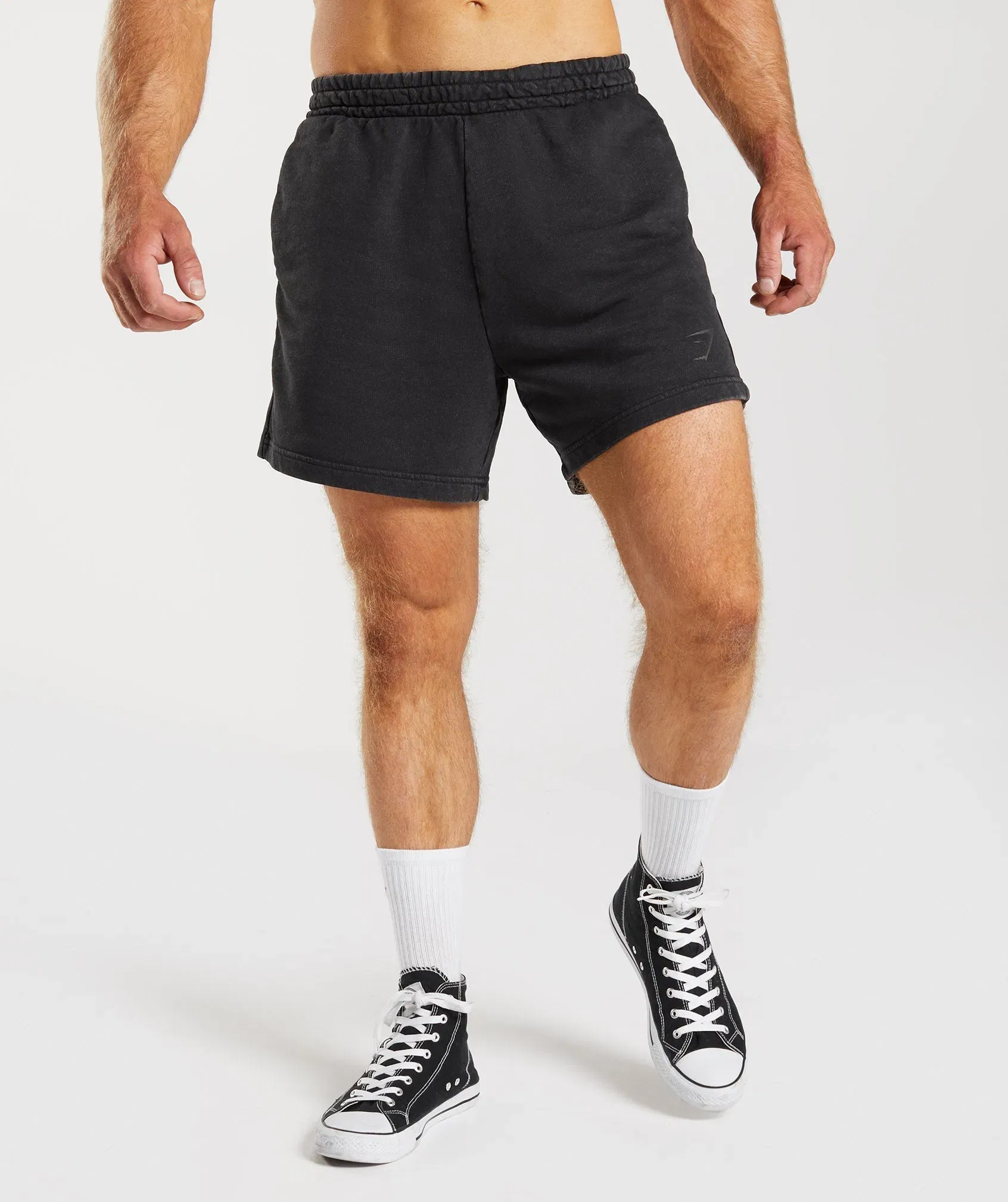 Gymshark Power Washed 5" Shorts - Black