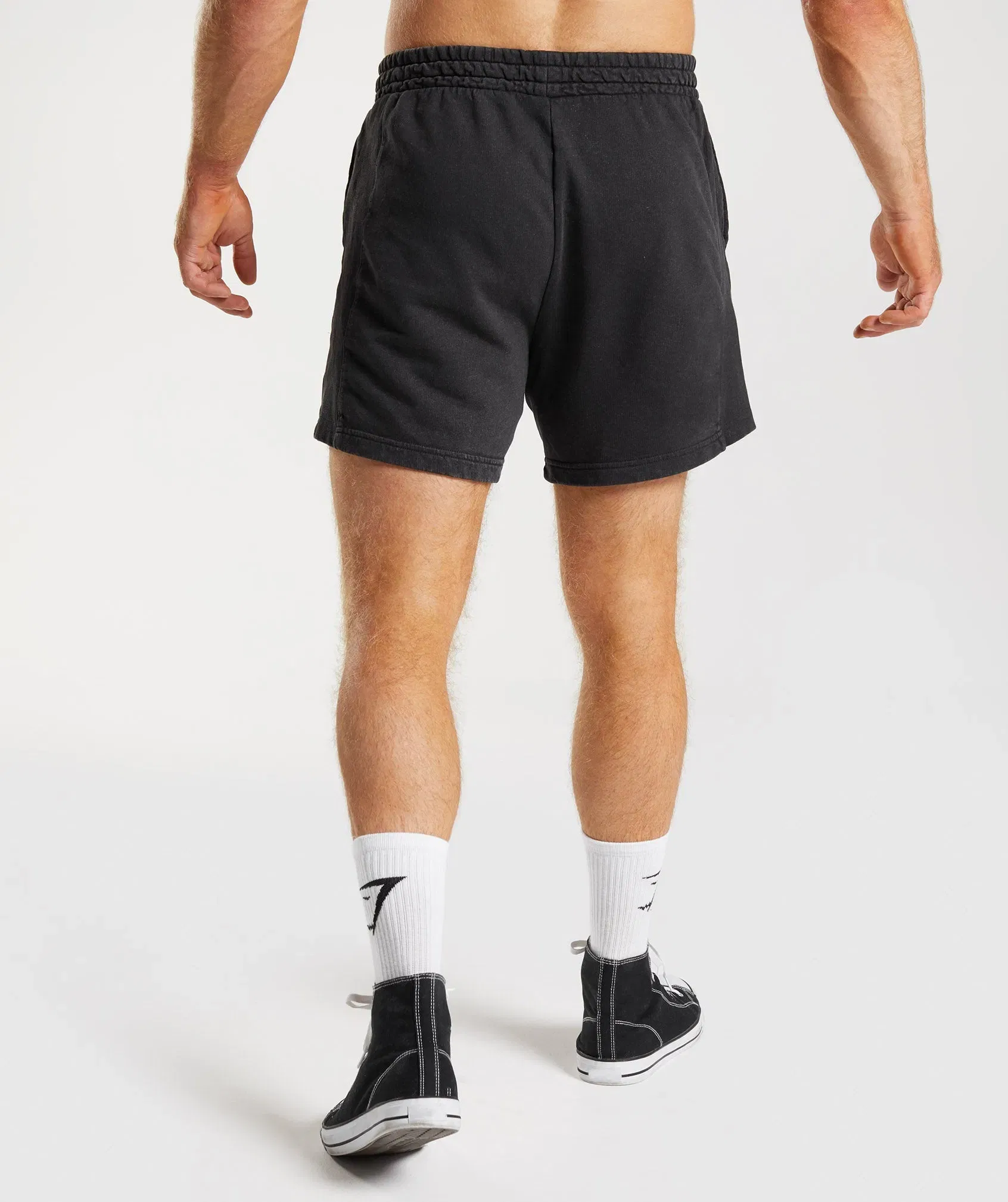 Gymshark Power Washed 5" Shorts - Black