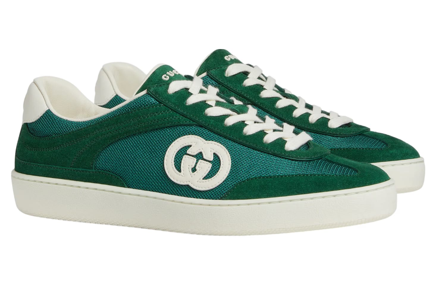 Gucci Interlocking G Sneaker Green Suede
