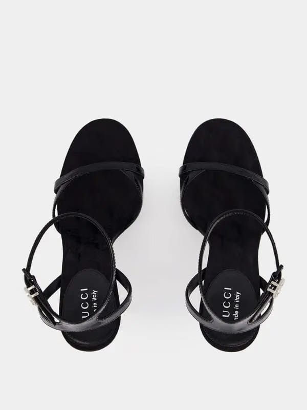calfskin high-heel sandals