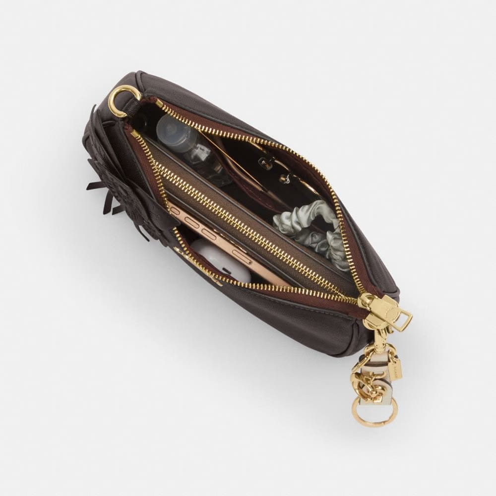 Teri Shoulder Bag With Floral Applique