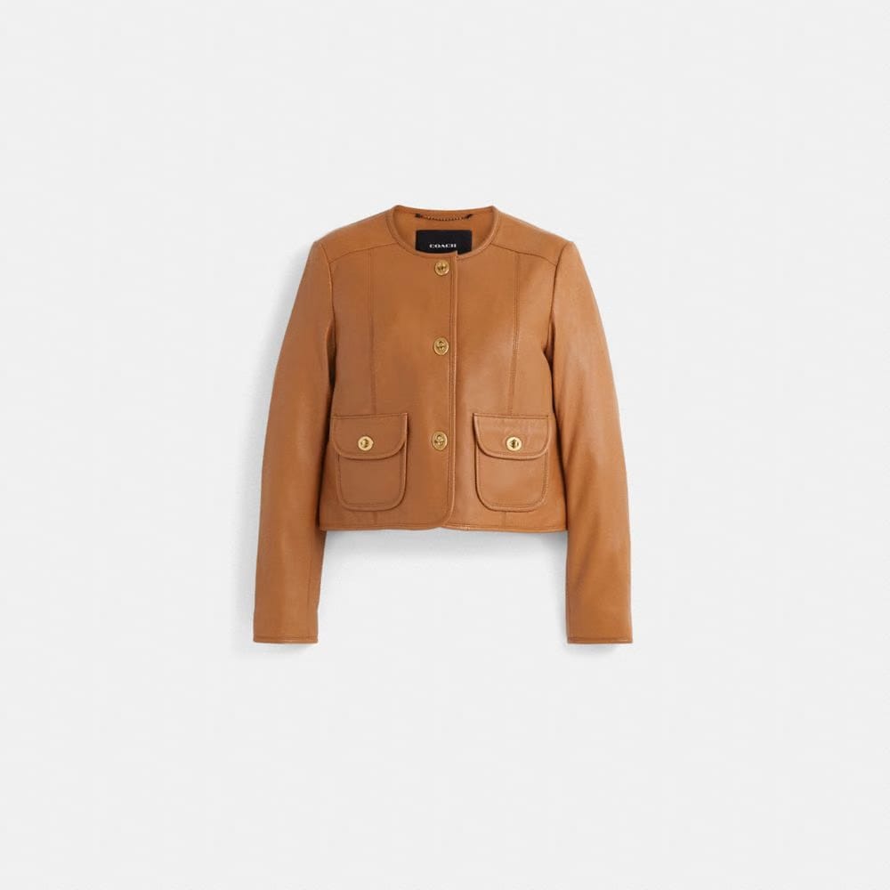 Restored Cardi Leather Jacket