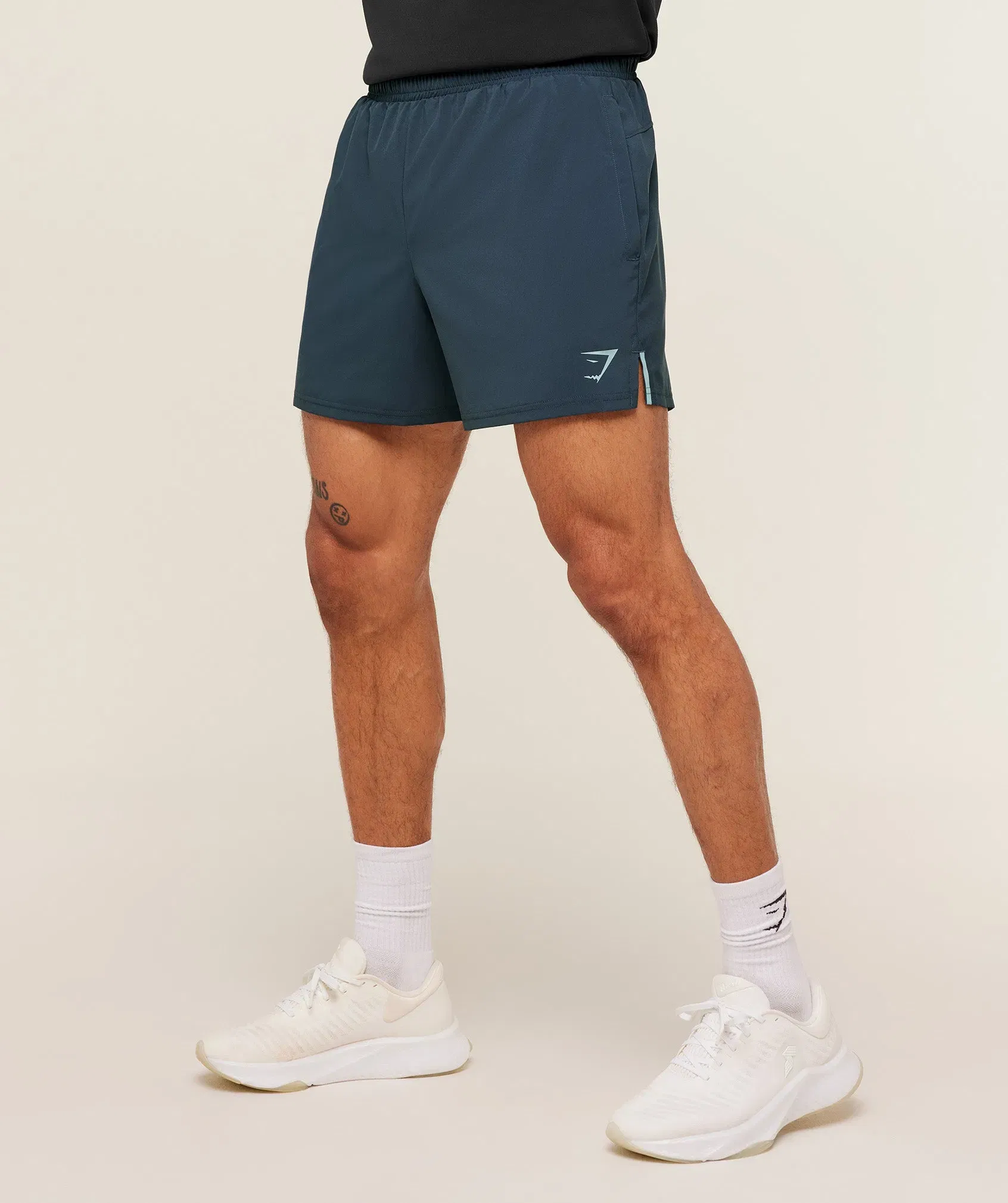 Gymshark Arrival Contrast Shorts - Stealth Blue / Flow Blue