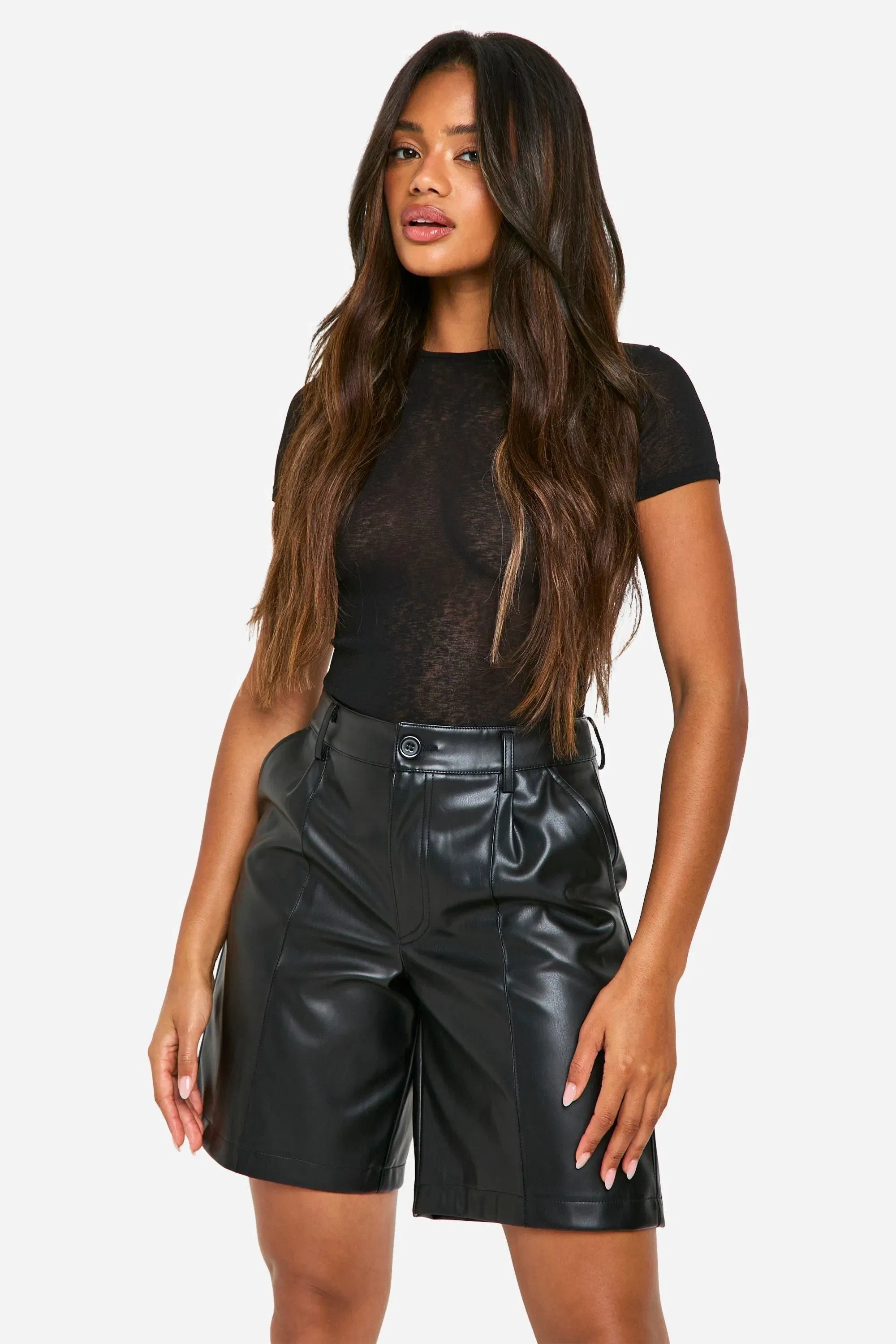 Pu Longline Bermuda Short