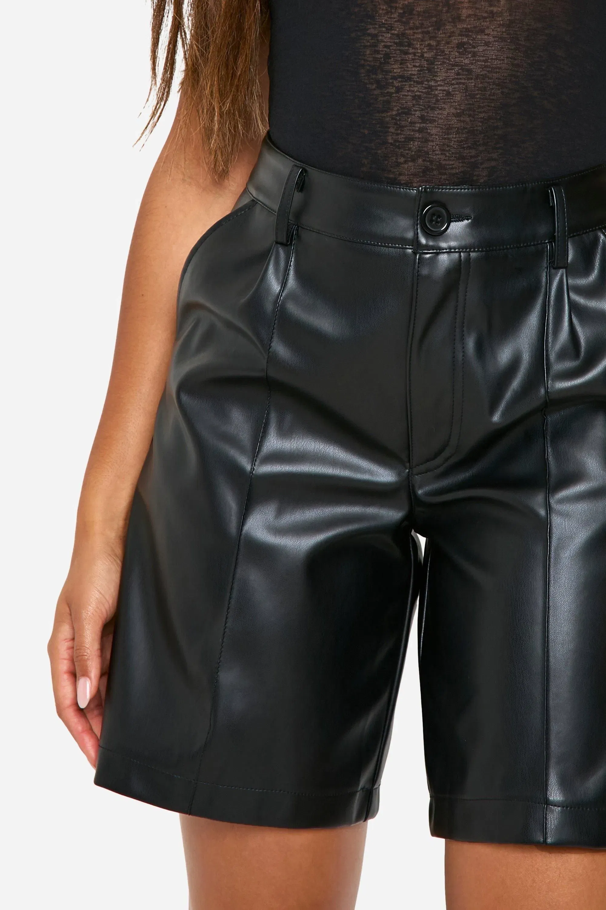 Pu Longline Bermuda Short