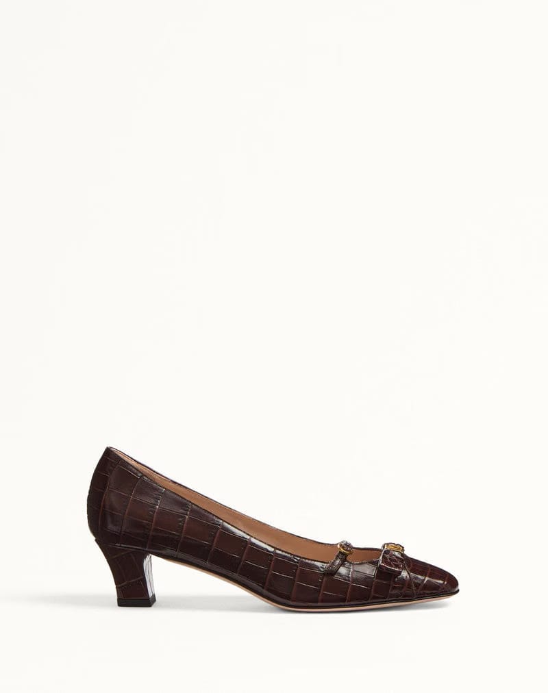 Bowow Decollete IN Printed Calfskin