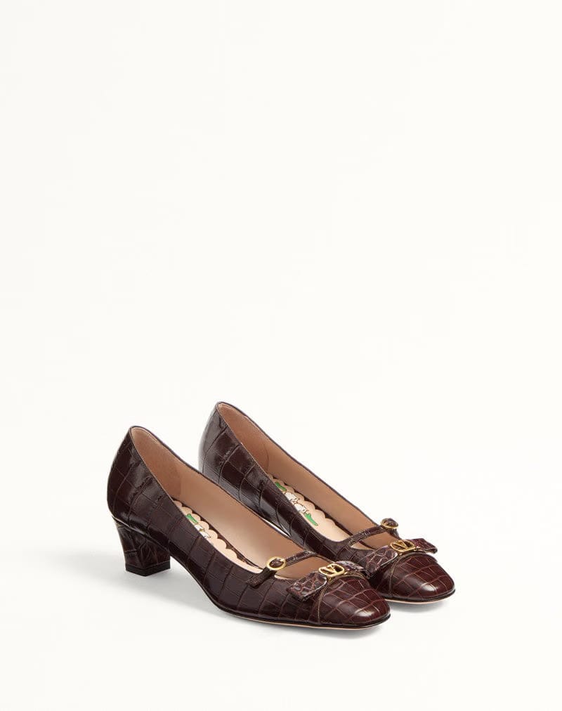 Bowow Decollete IN Printed Calfskin